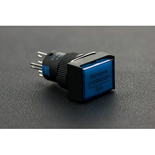 DFRobot Self Locking Lamp Press Button - Blue von DFRobot