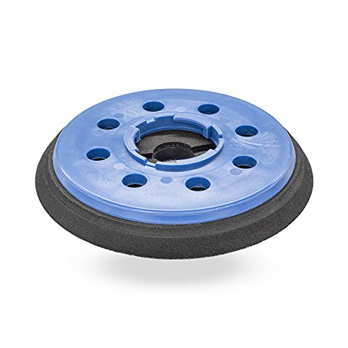 DFS Schleifteller 150mm 17-Loch kompatibel mit FESTOOL ROTEX RO 150 FEQ Getriebe-Exzenterschleifer | Kletthaftteller MITTELHART/MEDIUM von DFS