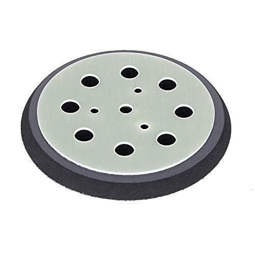 Schleifteller Ø 125mm soft - für KRESS Hexe - Stützteller für Klett Schleifscheiben mit 8-Loch Absaugung - DFS von DFS