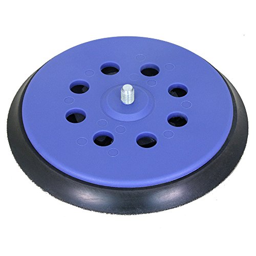 Schleifteller hart für Exzenterschleifer mit 5/16" Gewinde - für Klett-Schleifscheiben Ø 150mm mit 15-Loch Absaugung - Stützteller in hart, medium und soft verfügbar - DFS 150E 15L h von DFS