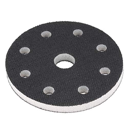 Softauflage 125mm 8+1-Loch aus Schaum (weich), Interface-Pad soft, Buffer Pad für Schleifteller/Polierteller und Klett-Schleifpapier - DFS von DFS