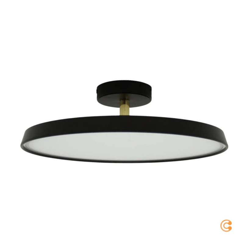 B-Ware Dftp By Nordlux Led Deckenleuchte Kaito 2 Pro ø 40 Cm Schwarz Abstand Lampe Spot von DFTP by Nordlux