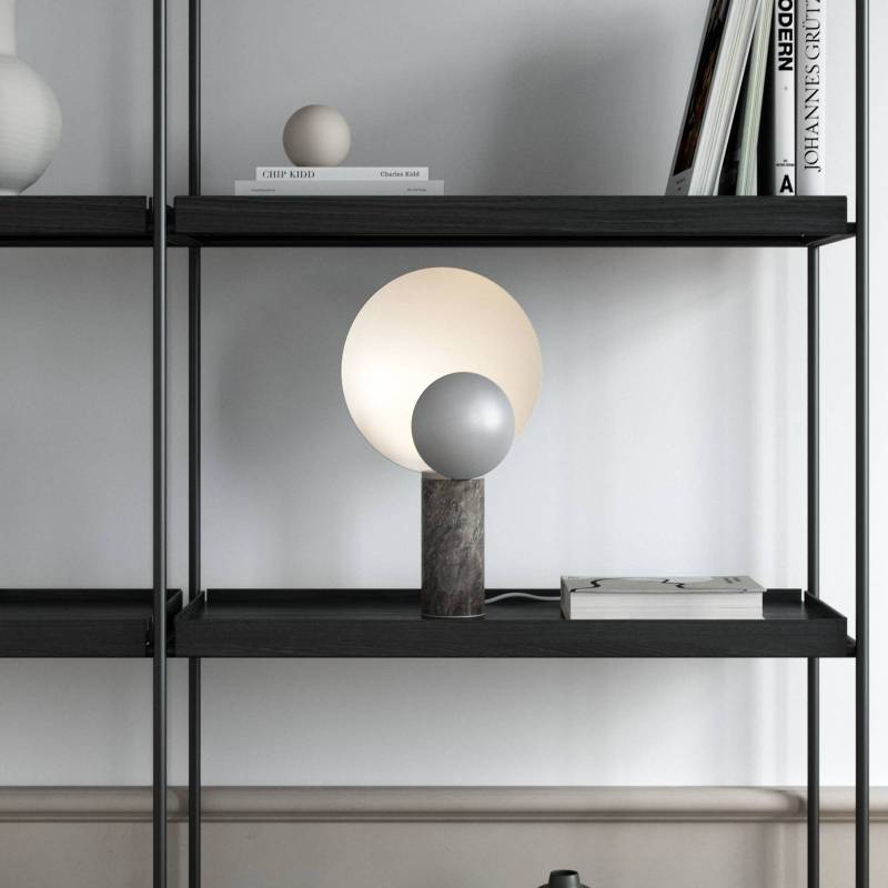 Tischleuchte Caché, Schirme beweglich, grau matt von DFTP by Nordlux