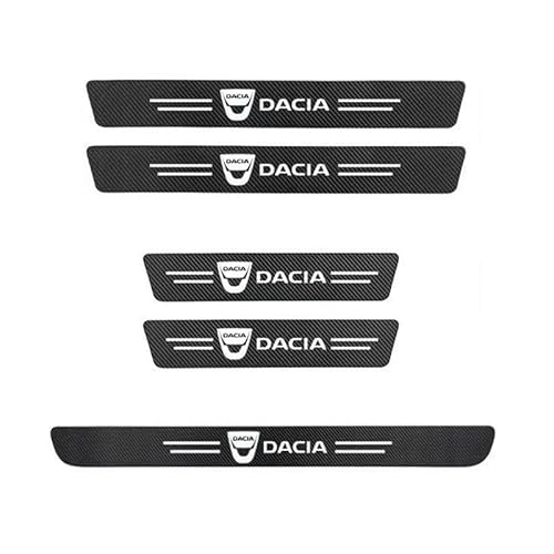 DFVBNH Auto Einstiegsleisten Schutz Pour Dacia Logan 2012-2020, Türschweller Aufkleber Einstiegsleisten Türschweller Schritt Platte Lackschutzfolie Kohlefaser Anti-Kratz Zubehö,5PCS DFVBNH Auto Einstiegsleisten Schutz Pour Dacia Logan 2012-2020, Türschweller Aufkleber Einstiegsleisten Türschweller Schritt Platte Lackschutzfolie Kohlefaser Anti-Kratz Zubehö,5PCS von DFVBNH