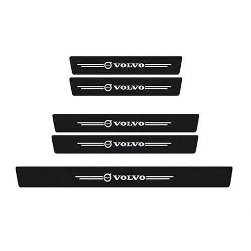 DFVBNH Auto Einstiegsleisten Schutz Pour Volvo XC40 2018-2022, Türschweller Aufkleber Einstiegsleisten Türschweller Schritt Platte Lackschutzfolie Kohlefaser Anti-Kratz Zubehö,5PCS DFVBNH Auto Einstiegsleisten Schutz Pour Volvo XC40 2018-2022, Türschweller Aufkleber Einstiegsleisten Türschweller Schritt Platte Lackschutzfolie Kohlefaser Anti-Kratz Zubehö,5PCS von DFVBNH