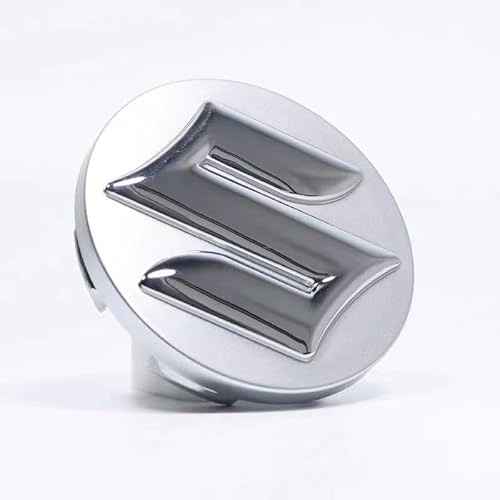 DFVBNH Auto Nabendeckel für Suzuki Vitara 2014-2023, Nabenkappen Radnabenabdeckung Felgenkappen Radnabenkappen Felgendeckel Radnabendeckel ABS Logo Ersetzen Zubehör 4 PCS,Silver-58mm DFVBNH Auto Nabendeckel für Suzuki Vitara 2014-2023, Nabenkappen Radnabenabdeckung Felgenkappen Radnabenkappen Felgendeckel Radnabendeckel ABS Logo Ersetzen Zubehör 4 PCS,Silver-58mm von DFVBNH