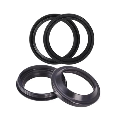 Motorrad CVK 43x54 11 Gabel Dämpfer Öl Dichtung Staub Abdeckung Fit for CBR600 CBR900 CBR1000 CR125 CBR929 CBR954 CBR600 F4i 43 * 54(Black a set) von DFVhji