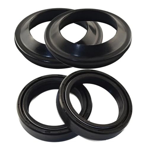 Motorrad Gabel Dämpfer Öl Dichtung Und Staub Dichtung Fit for GN125 DS185 TS185 DR125(Dust and Oil Seal) von DFVhji