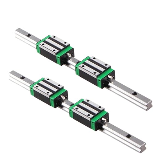 2 stück HGR15 HGR20 Platz Linearführungsschiene + 4 HGH15CA HGW15CC HGH20CA HGW20CC Flansch Router Gravieren L300-800mm 400mm 500mm 600mm(800mm,HGW20CC) von DFYOULMZ
