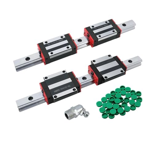 2 stück HGR15 HGR20 Platz Linearführungsschiene 200mm-1500mm + 4 HGH15CA HGW15CC HGH20CA HGW20CC for CNC Router Gravur(2 HGR15 4 HGH15CA,600mm) von DFYOULMZ