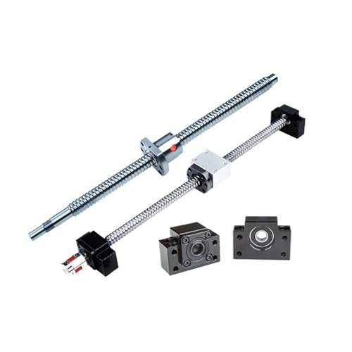 CNC-Kugelumlaufspindel 20 mm SFU2010 Kugelumlaufspindel 1500 mit BKBF15-Endbearbeitung + Kugelmutter + Supporter + Kupplung(SFU2010,550mm) von DFYOULMZ