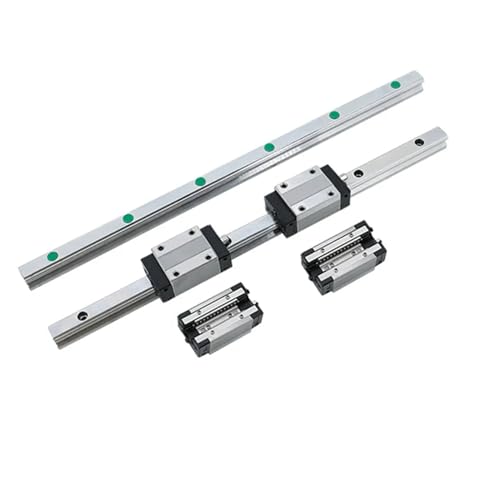 HLTNC HGR20 HGR15 Platz Linearführungsschiene 4 stücke HGH20CA HGW20CC HG15 Stahl Flang Slider Block Wagen for CNC Router Stecher(2HGR15 4HGH15CA,400mm) von DFYOULMZ