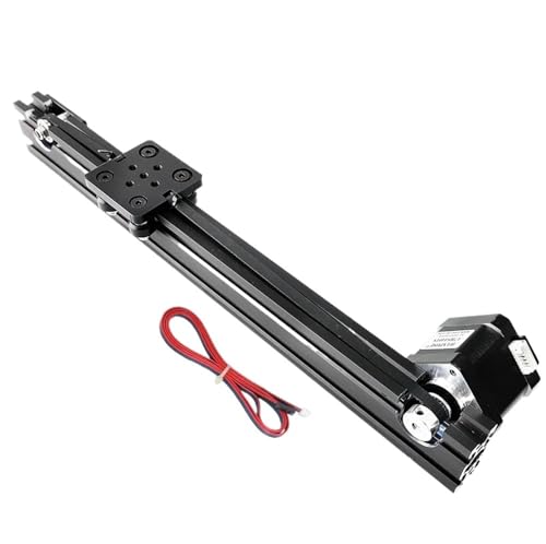 HPV2 Mini V Linearantrieb Effektiver Hub 200 mm Linearmodul mit NEMA17 Schrittmotor for Reprap 3D-Drucker(17HS3401S,Effective travel 300) von DFYOULMZ