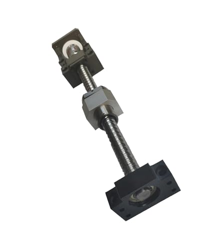 Kugelumlaufspindel SFU1605 SFU1610 200mm-1400mm Ende bearbeitet mit BK12BF12 + DSG16H + Kupplung + HM12-57 C5/C7 Halterung for CNC-Teile(Blue,500mm) von DFYOULMZ