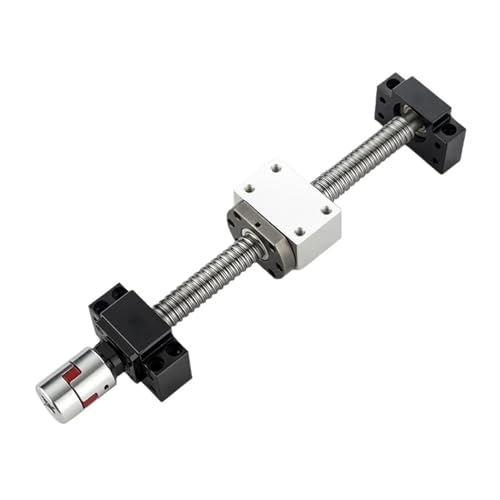 Kugelumlaufspindel SFU1605 SFU1610 200mm-1400mm Ende bearbeitet mit BK12BF12 + DSG16H + Kupplung + HM12-57 C5/C7 Halterung for CNC-Teile(Brown,1350mm) von DFYOULMZ