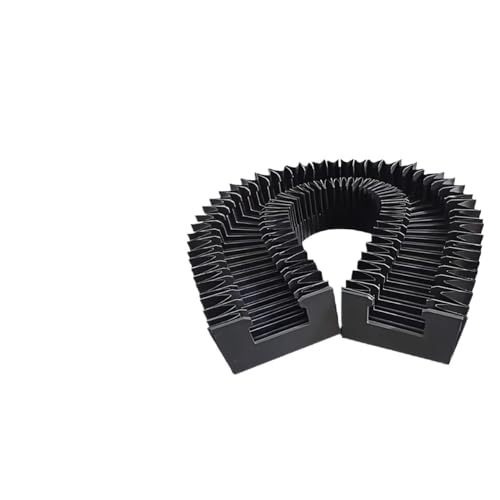 Langlebige Staubschutzhülle for die Orgelführung for Linearschienen HGR15, HGR20, HGR25, HGR30, um Staub und Schmutz zu vermeiden(For HGR30,500mm) von DFYOULMZ