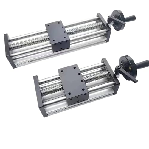 Linearführung Manueller Schiebetisch Kugelumlaufspindel SFU1204 100-500MM Hub Handrad Doppelte optische Achse CNC-Tisch 3D-Drucker XY(300mm) von DFYOULMZ