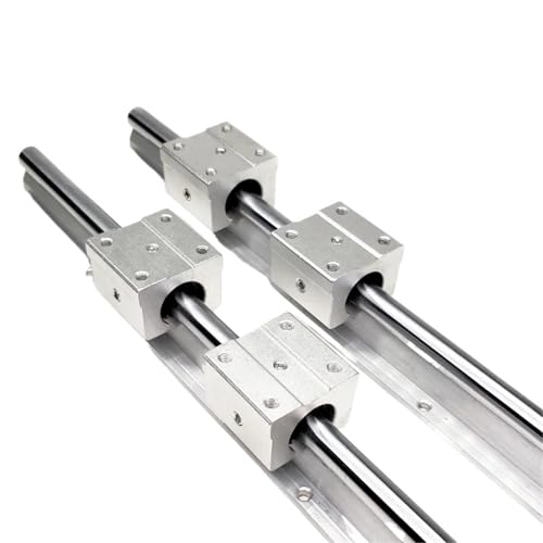 Linearführungsschiene 2 Stück SBR16 / SBR12 SBR20 + 4 SBR16UU SBR12UU SBR20UU Linearlagerblöcke for CNC-Teile(SBR16UU,250mm) von DFYOULMZ