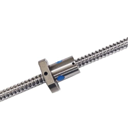 Linksgewinde SFU1204 SFU1605 SFU2005 200 250 300 350 400 500 mm C7-Rollenkugelumlaufspindel mit einzelner Kugelmutter Kein bearbeitetes Ende(SFU1204(left),1050mm) von DFYOULMZ