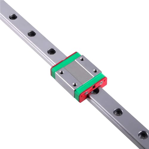 MGN7 MGN9 MGN12 MGN15 Miniatur-Linearschienenschlitten 1 Stück MGN-Linearführung + MGN9H- oder MGN9C-Wagen 100-1000 mm 3D-Drucker CNC(MGN15H,100mm) von DFYOULMZ