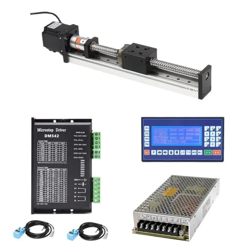 SFU1605 Präzisions-Kugelumlaufspindel-Linearführungswellen-Antriebsmodul Gleittisch-Schienenbewegung mit 57-Schrittmotor Nema23 for schwere Lasten(Complete Kit,800mm Stroke) von DFYOULMZ