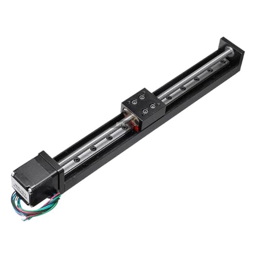 T-Typ CNC-Schiebetischschiene, Linearbühne, Transportführungsplattform, Schrittmotor-Antriebssatz, Mini-Schiebetisch, XYZ-Achsentisch(Stroke 200mm,2mm pitch) von DFYOULMZ