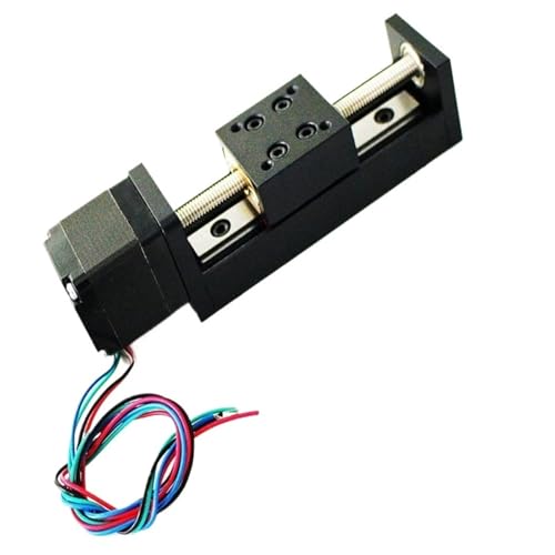T-Typ Mini-Schiebetisch 50/100/150/200 mm for lineare Schienenführung mit Nema11 28 Schrittmotor CNC-3D-Drucker(Effective Stroke 50,6mm Pitch) von DFYOULMZ