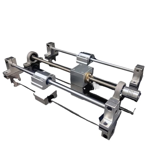 T8-Gewindespindel, Steigung 2 mm, 8, Länge 200 800 + optische Achse, Außendurchmesser + KP08/KFL08-Lagerhalterung + Halterung SK8 3D-Druckerteile(KP08,250mm) von DFYOULMZ