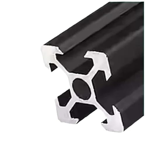 V-slot 2020 2040 2060 2080 20100V Aluminium Profil Schwarz Linear Schiene Splitter Extrusion CNC Rahmen 3D Drucker Teile DIY(OB-2020V-b,700mm) von DFYOULMZ