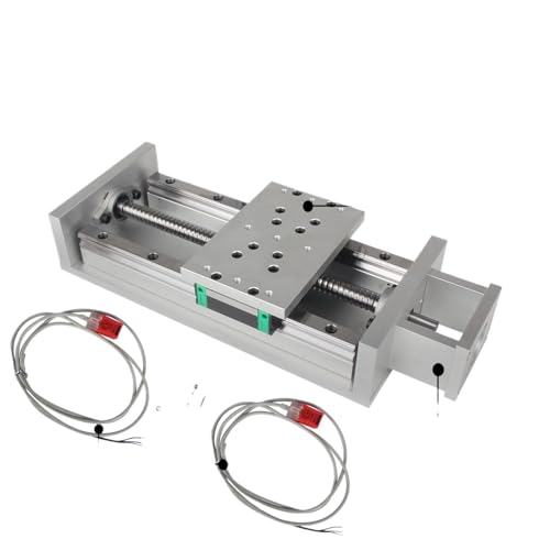 Z-Achsen-Bewegungstisch, CNC-Gleittisch, Verfahrweg 100–600 mm, kompatibel mit ZBX150-Linearführungen, SFU1605-Kugelumlaufspindel-Unterstützung, Nema23 57-Schrittmotor(Travel 100mm) von DFYOULMZ