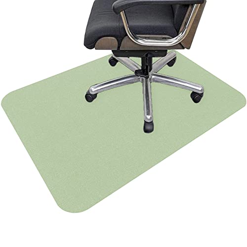 DG Catiee Bürostuhl-Matte, harter Bodenschutz, Matte für Rollstühle, rutschfester Teppich, langlebig, Computer-Schreibtischstuhl-Matte für Büro, Zuhause (100 x 120 cm, grün) von DG Catiee