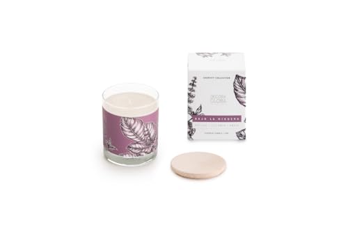 DECORAGLOBA - Duftkerze im Glas - Duftkerze aus Sojawachs - Feigenblatt Duft - Brenndauer bis zu 50 Stunden, 220g von DG DECORA GLOBA