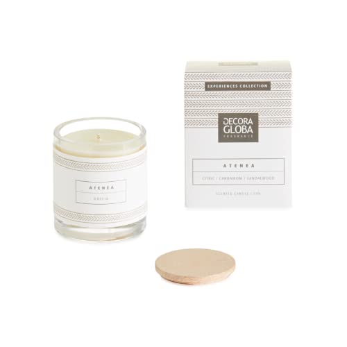 DECORAGLOBA - Duftkerze im Glas - Duftkerze aus Sojawachs - frischer und grüner Duft - Brenndauer bis zu 50 Stunden, 220 gr von DG DECORA GLOBA