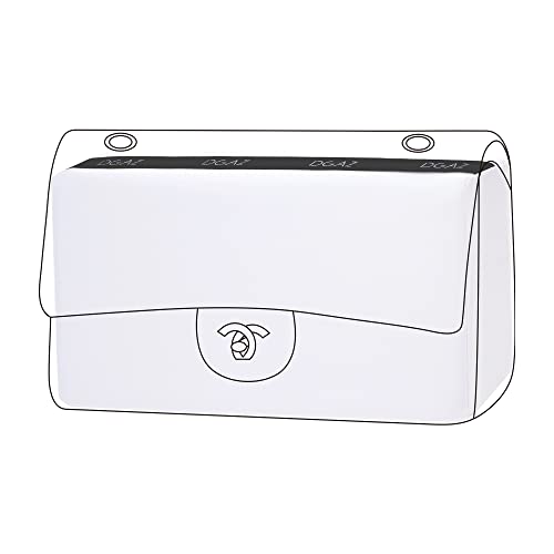 DGAZ Taschen Kissen für Chanel CF Classic Flap Tasche, Luxustasche und Tote Tascheneinsatz, Speicher Schaum Einsatz für Damen Taschen (Weiß, Jumbo) von DGAZ
