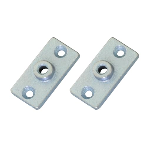 DGBRSM 2 Stück 1,27 cm Decken-Metallflanschaufhänger, Hardware-Verbindungsstück, Dichtung, Leitblech, Zubehör, geeignet für Heimwerker und industrielle Dekoration von DGBRSM