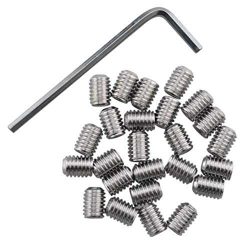 DGBRSM 25 Stück 10-32 x 1/4 Zoll Edelstahl Inbuskopf Innensechskantschrauben Innensechskantschrauben Innensechskantschlüssel von DGBRSM