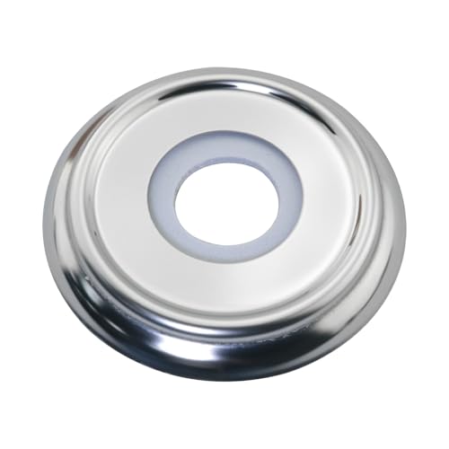 DGBRSM Badewannenauslass-Abdeckring aus Metall, Durchmesser 92 mm, Badezimmer-Wasserhahn, Renovierung, Wandpaneel mit Schaumstoffdichtung, dekorative Kappe DGBRSM Badewannenauslass-Abdeckring aus Metall, Durchmesser 92 mm, Badezimmer-Wasserhahn, Renovierung, Wandpaneel mit Schaumstoffdichtung, dekorative Kappe von DGBRSM