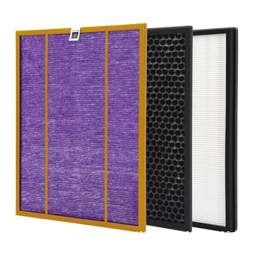 Needful 2 X AC4121 AC4123 AC4124 Filter-Set For AC4002 AC4004 AC4012 Luftreiniger-Teile, Weiß(XCQ-342-L) von DGCYAYTE
