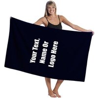 Personifizierte Übergroßen Terry Velours Strandtuch von DGCustomGraphics