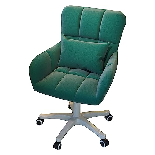 Bürostuhl aus Samt, 360° drehbar mit verstellbarer Kopfstütze und Rollen, ergonomischer Sessel mit mittelhoher Rückenlehne für Computer/Arbeitszimmer, Kippfunktion für den Einsatz am Schreib Bürostuhl aus Samt, 360° drehbar mit verstellbarer Kopfstütze und Rollen, ergonomischer Sessel mit mittelhoher Rückenlehne für Computer/Arbeitszimmer, Kippfunktion für den Einsatz am Schreib von DGDHHSFJDJ