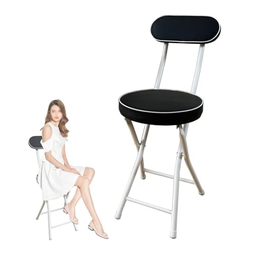 DGDHHSFJDJ 19 Zoll Faltbarer Thekenhocker mit Schaumstoffpolsterung, bequemer Sitzfläche und Rückenlehne, klappbarer Küchenstuhl mit 265 Pfund Tragkraft DGDHHSFJDJ 19 Zoll Faltbarer Thekenhocker mit Schaumstoffpolsterung, bequemer Sitzfläche und Rückenlehne, klappbarer Küchenstuhl mit 265 Pfund Tragkraft von DGDHHSFJDJ