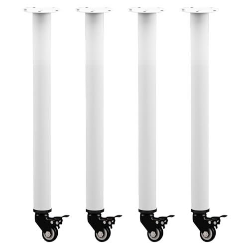 DGDHHSFJDJ 4 Stück 29 Zoll Schwarze Möbelbeine aus Metall mit Rädern und Schrauben – robuste Universalstütze für Tische, Stühle und Schränke DGDHHSFJDJ 4 Stück 29 Zoll Schwarze Möbelbeine aus Metall mit Rädern und Schrauben – robuste Universalstütze für Tische, Stühle und Schränke von DGDHHSFJDJ