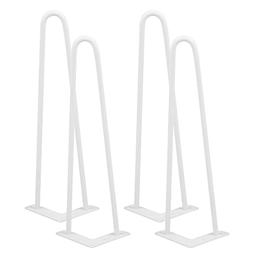 DGDHHSFJDJ 4er-Set Haarnadelbeine im Mid-Century-Modern-Stil – 76 cm Stabiler Metallsockel für Couchtisch, Esstisch und Büromöbel – einfache Installation von DGDHHSFJDJ