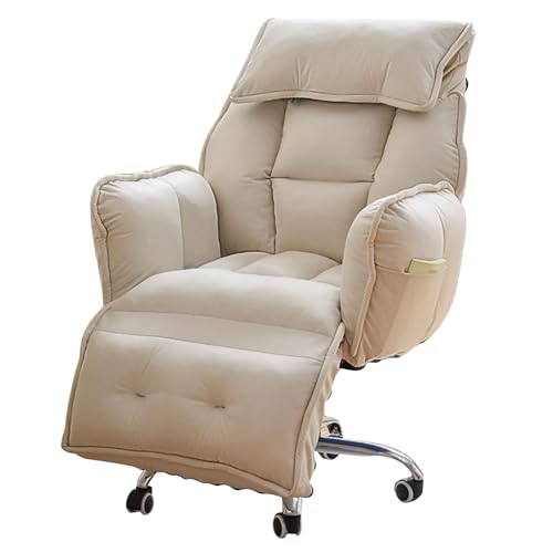 DGDHHSFJDJ Bequeme Schreibtischstühle für das Home Office, 90–180 ° Weitwinkel-Liegestuhl, 360-Grad-Dreh-Liegestuhl mit Verstellbarer Fußstütze DGDHHSFJDJ Bequeme Schreibtischstühle für das Home Office, 90–180 ° Weitwinkel-Liegestuhl, 360-Grad-Dreh-Liegestuhl mit Verstellbarer Fußstütze von DGDHHSFJDJ