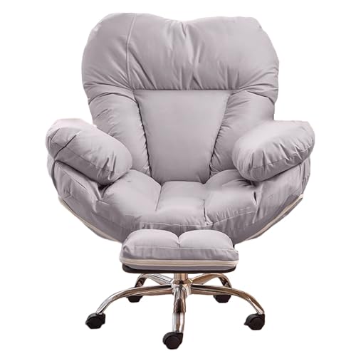 DGDHHSFJDJ Bequemer Bürostuhl mit hoher Rückenlehne – Breiter Sitz mit 15°-Wippfunktion und Verstellbarer Rückenlehne, 3-stufiger Lordosenstütze und leisen Rollen DGDHHSFJDJ Bequemer Bürostuhl mit hoher Rückenlehne – Breiter Sitz mit 15°-Wippfunktion und Verstellbarer Rückenlehne, 3-stufiger Lordosenstütze und leisen Rollen von DGDHHSFJDJ