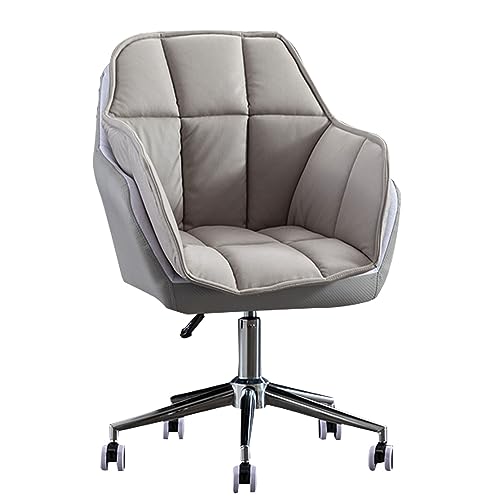 DGDHHSFJDJ Bequemer Bürostuhl mit mittelhoher Rückenlehne – ergonomisch höhenverstellbar mit Armlehnen, drehbarer Chefsessel für den Computertisch DGDHHSFJDJ Bequemer Bürostuhl mit mittelhoher Rückenlehne – ergonomisch höhenverstellbar mit Armlehnen, drehbarer Chefsessel für den Computertisch von DGDHHSFJDJ