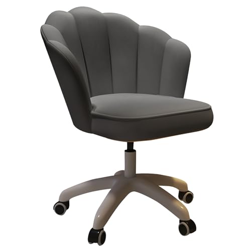 DGDHHSFJDJ Bequemer ergonomischer Bürostuhl, blütenblattförmige Lordosenstütze und verstellbare Armlehnen, höhenverstellbarer Drehstuhl mit Rollen für Zuhause/Schlafzimmer DGDHHSFJDJ Bequemer ergonomischer Bürostuhl, blütenblattförmige Lordosenstütze und verstellbare Armlehnen, höhenverstellbarer Drehstuhl mit Rollen für Zuhause/Schlafzimmer von DGDHHSFJDJ
