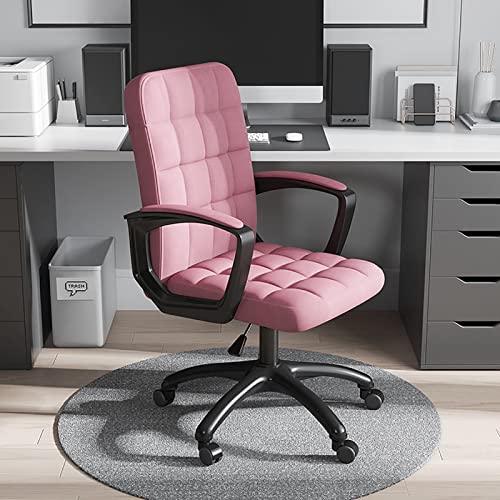 DGDHHSFJDJ Bürostuhl aus Rindsleder auf Gaming-Niveau, 58 x 92–102 cm groß, Design mit hoher Rückenlehne. Räder + Drehfunktion, Perfekter Ausgleich zwischen Büro- und Gaming-Anforderungen/Weiß von DGDHHSFJDJ