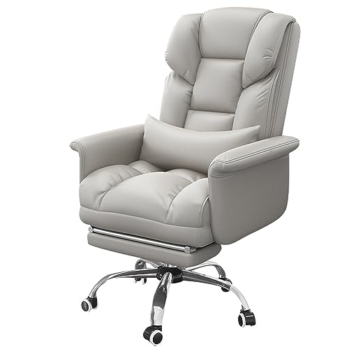 DGDHHSFJDJ Bürostuhl mit hoher Rückenlehne aus PU-Leder – verstellbar mit Lordosenstütze und Neigung, ergonomischer Chefschreibtischstuhl für zu Hause DGDHHSFJDJ Bürostuhl mit hoher Rückenlehne aus PU-Leder – verstellbar mit Lordosenstütze und Neigung, ergonomischer Chefschreibtischstuhl für zu Hause von DGDHHSFJDJ