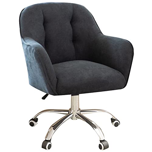 DGDHHSFJDJ Bürostuhl mit niedriger Rückenlehne – Baumwolle/Leinen, verstellbar mit 360°-Drehung, bequemer Chefsessel mit Rollen für Schlafzimmer/Klassenzimmer DGDHHSFJDJ Bürostuhl mit niedriger Rückenlehne – Baumwolle/Leinen, verstellbar mit 360°-Drehung, bequemer Chefsessel mit Rollen für Schlafzimmer/Klassenzimmer von DGDHHSFJDJ